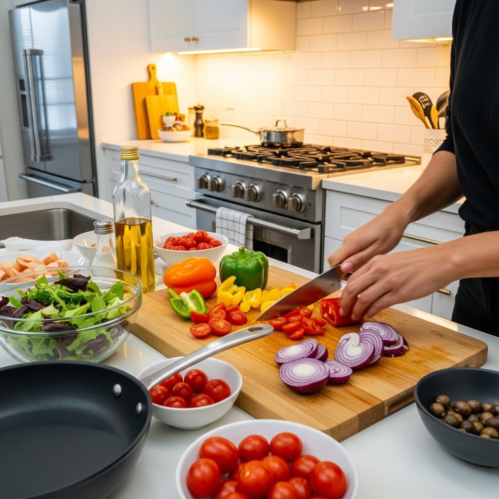 chef preparing and testing recipes