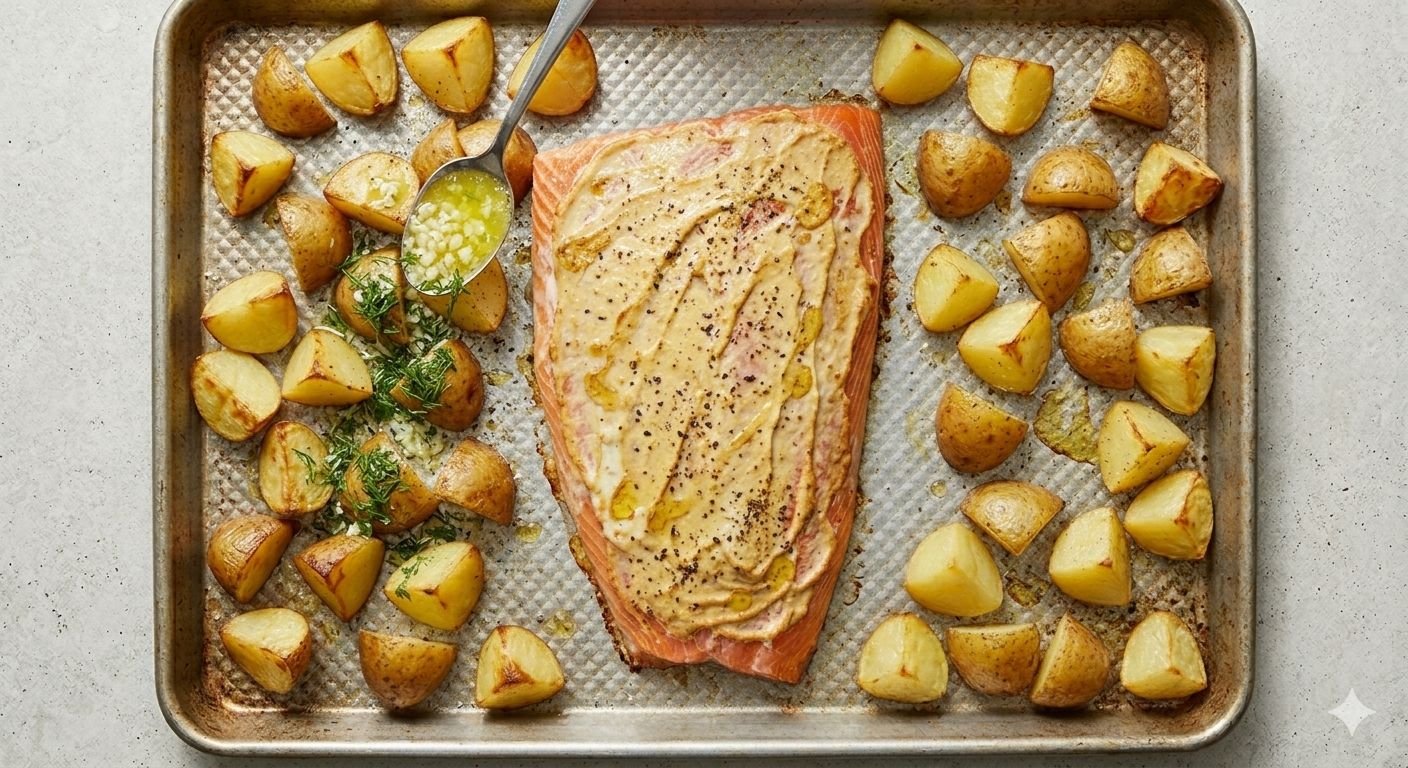 Apply Garlic Dill Butter Drizzle