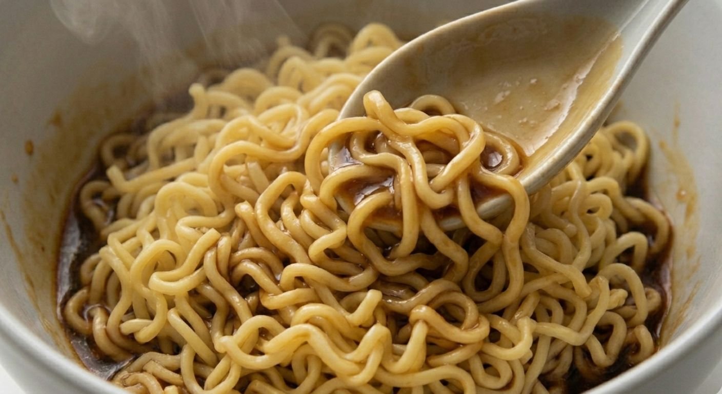 Macro Noodle Texture Check and Emulsification